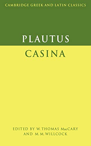 Plautus: Casina (Cambridge Greek and Latin Classics) von Cambridge University Press